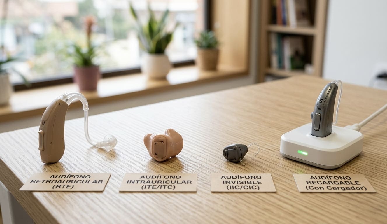 Modelos de audífonos